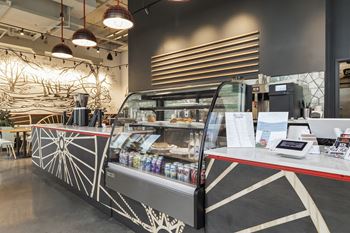On-site coffee shop & retail services